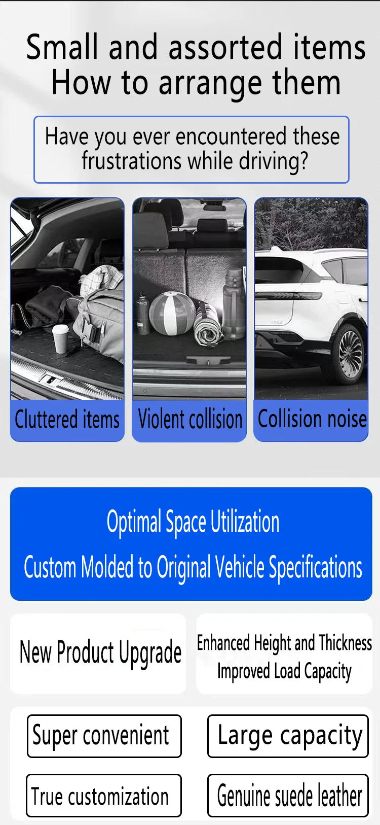 For Haval Jolion 2021~2026 2025 2024 Multifunction Trunk Storage Partition Storage Auto Interior Parts Organizer Car Accessories