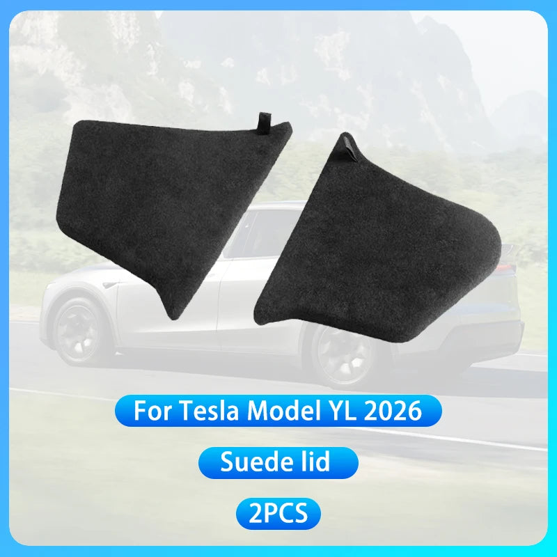 For Tesla New Model YL Launch 2026 Car Trunk Side Storage Box Cover Plate Organizer Car Trunk Side Storage Box Refit Accessories