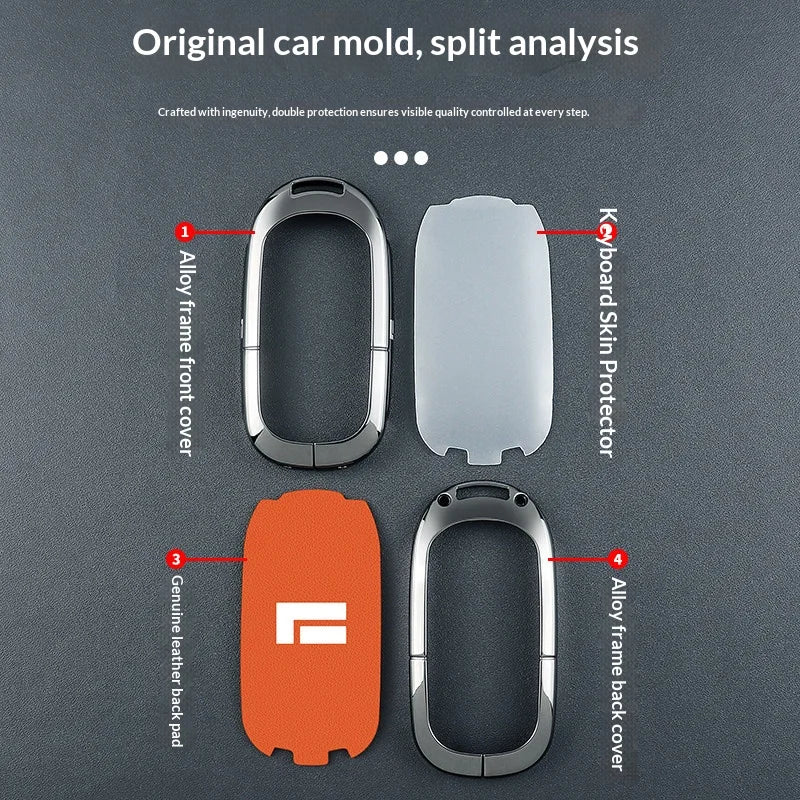 ROX 01 ROX Motor Rox 01 Keycase Universal 7-seater Exclusive 6-seater Edition Car specific Protective Case Buckle for Men
