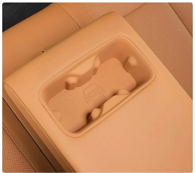 For Chery ICAR V27 2026 Silicone Cup Holder Mat Wireless Charging Anti Slip Pad Tailgate Storage Box Interior Accessories Kit
