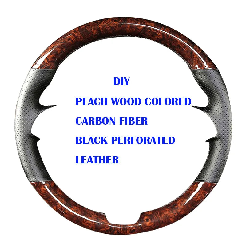 Hand-stitched car Interior Accessories for Ford Ranger 2012-2015 2017 Car Steering Wheel Cover Braid Non-Slip Napa Leather Cover