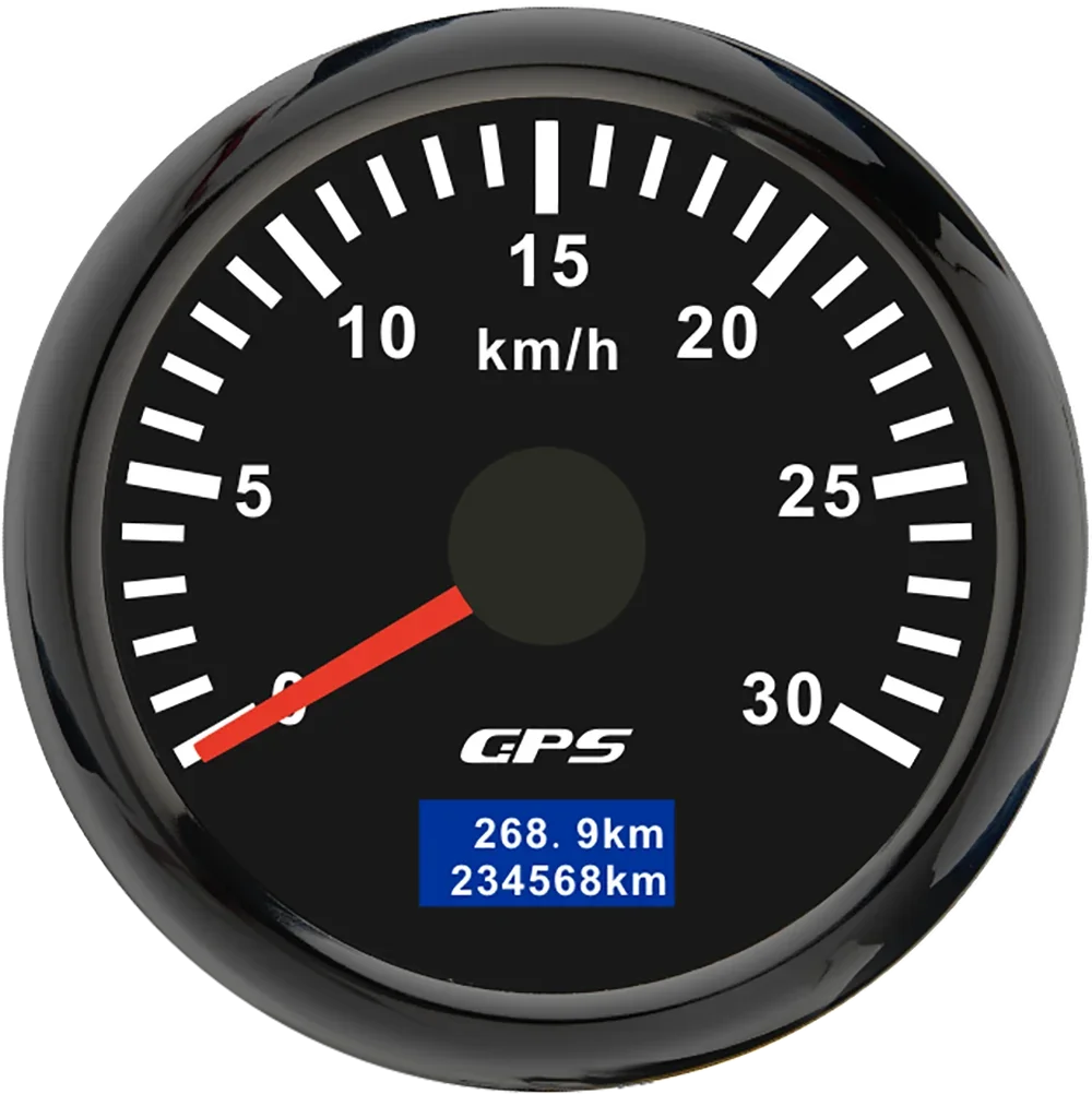 30/60/80/120/200 Km/h GPS Speedometer 52MM Car Truck Speed Gauge Meter With GPS Antenna With 7 Color Backlight 9-32V