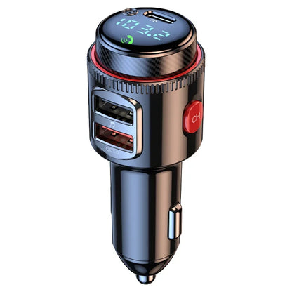2 Pcs VR Robot Bluetooth Car MP3 Player FM Transmitter Wireless Handsfree U Disk Play USB Fast Charge Adapter PD30W QC3.0