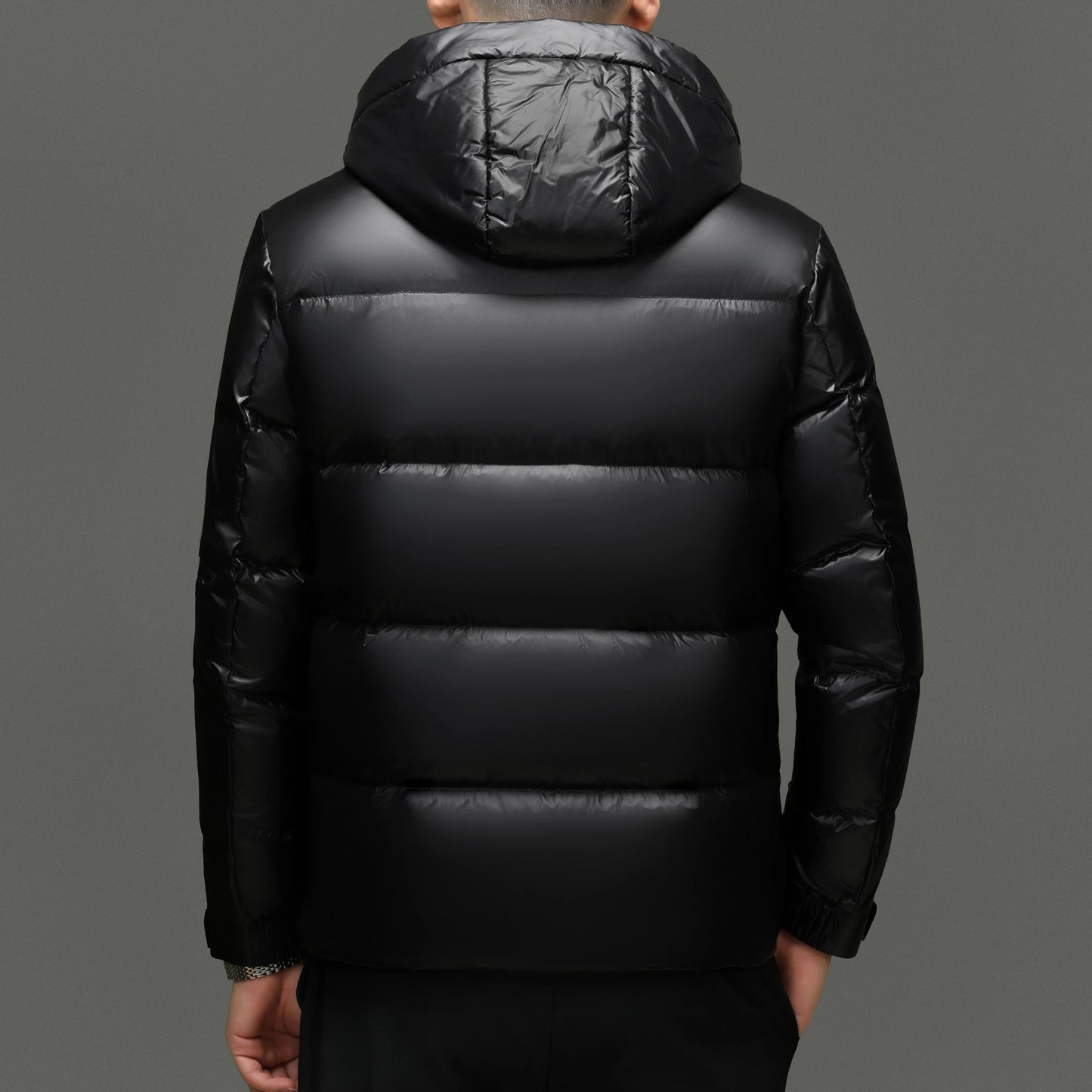 Real Good 90% White  Duck Down Parkas Coat 2025 Winter Men Thermal Warm Hooded Jacket Trendy Bright Color Duck Down Puffer Coat