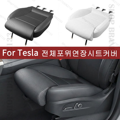For Tesla Model NEW Y S X 3 Car Seat Leg Support Extension Seat Cover Memory Foam Extender Cushion Interior Accessories