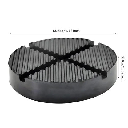 Universal Rubber Jack Pad Pinch Weld Slotted Floor Frame Rail Adapter Support Car Removal Repair Tool