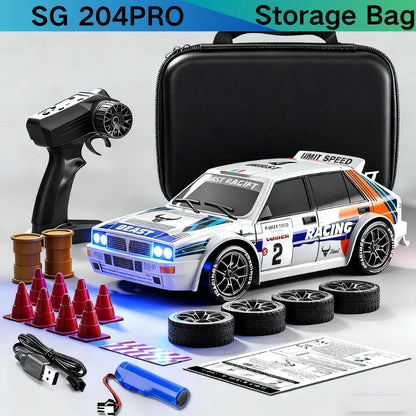 Exclusive Sale on the Entire Network SG204PRO1/24 Remote Control Car 2.4G High-Speed Drift 4WD Remote Control Car GTR Racing Toy