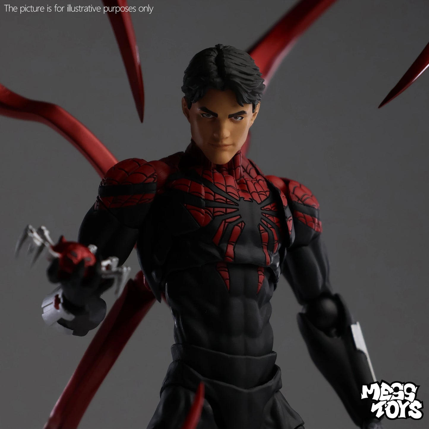 Hot Mess Toy Superior Spider-Man Doctor Octopus Action Figure - Handmade Collectible Toy For Children's And Fans By Peter Parker