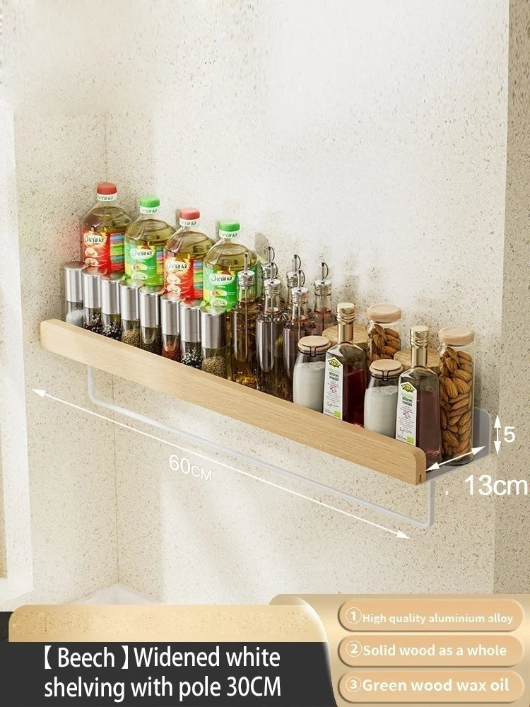 Wall-Mounted Kitchen Spice Storage Rack Multi-Functional Countertop Seasoning Storage Rack Household Multi-Layer Corner Rack