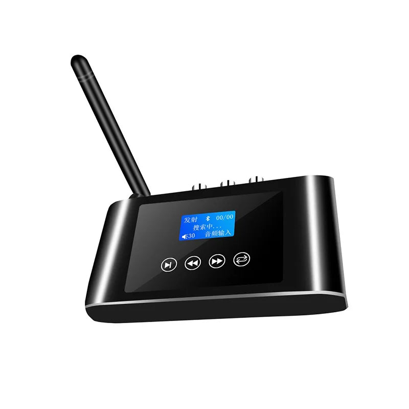 New 2 in 1 Long Range Bluetooth 5.1 Audio Transmitter Receiver RCA 3.5mm AUX Stereo Wireless Adapter For PC TV Headphones Car
