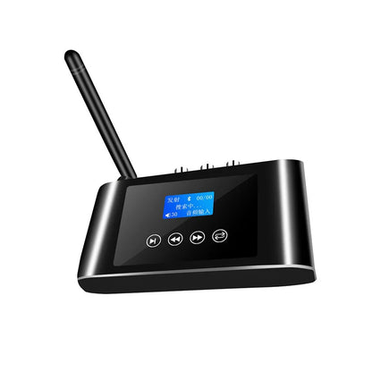 New 2 in 1 Long Range Bluetooth 5.1 Audio Transmitter Receiver RCA 3.5mm AUX Stereo Wireless Adapter For PC TV Headphones Car