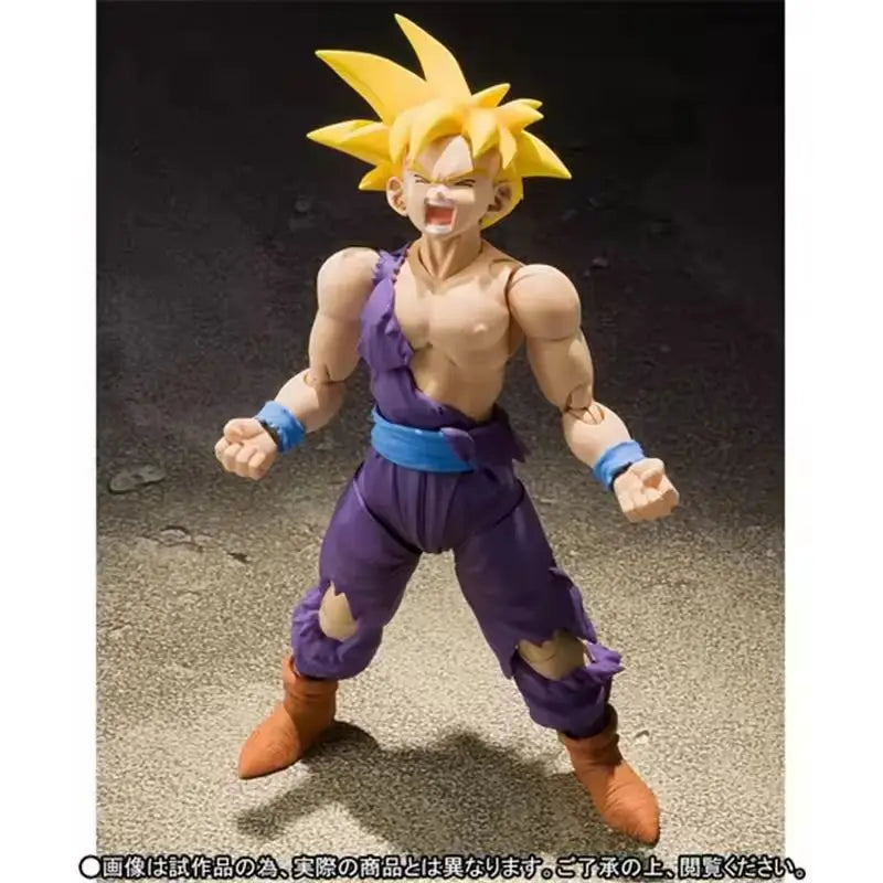 New Dragon Ball Z Super Saiyan Son Gohan Battle Damaged Ver Pvc Action Figure Statue Collection Kids Anime Collectible Toy Doll