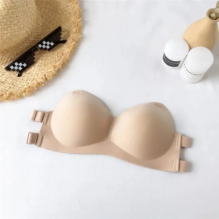 Invisible Sexy Strapless Bra Invisible Push Up Bralette Lingerie Underwear Seamless Wireless Solid Without Straps Bras Yoga Bra