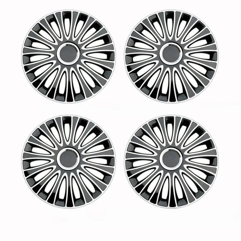 R15 Inch  4PCS Car Universal Wheel Cover Hubcap Replacement Hub Caps Wheel Rim Cover Tire Accessories Snap on SUV Truck