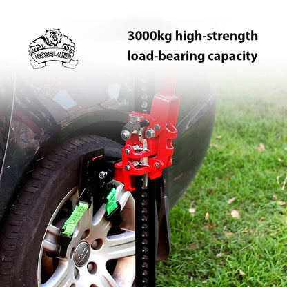 3000KG 6600LB Hi-Lift Jack Wheel Lifter Heavy Duty Steel Lift Mate Tire Adapter for 4x4 Offroad SUV Truck Recovery Accessory