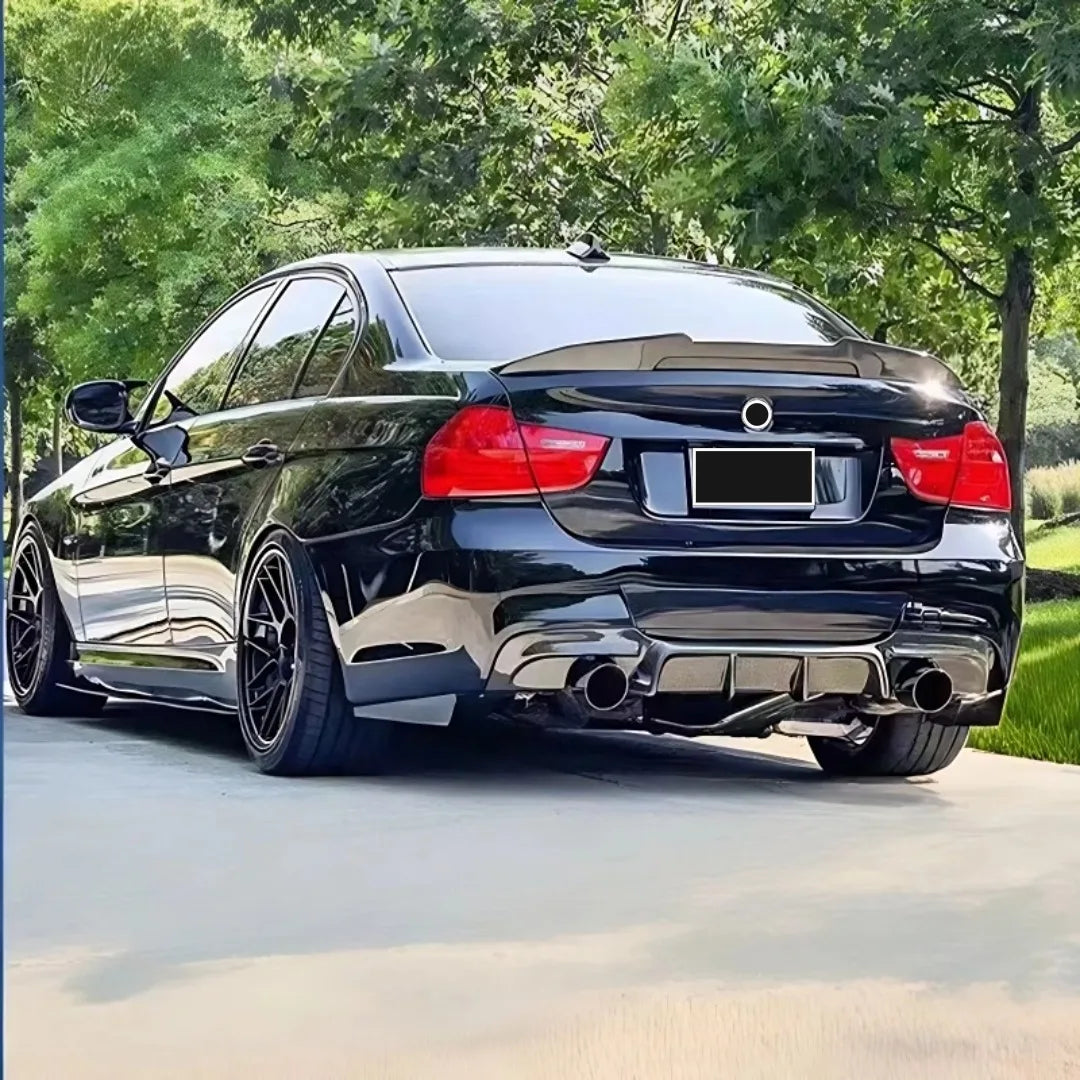 Rear Trunk Splitter Lip Decoration Tuning Accessories Spoiler Wing Tail For BMW  Series E90 E91 3 Series 2005-12 325i 320i 318i