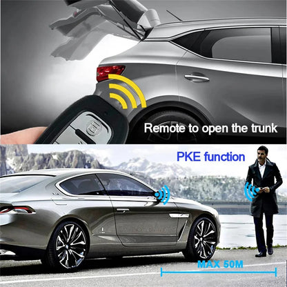 Car Smart Key Starter Alarm Bluetooth Autostart Set Auto Start Stop Push Button Keyless Entry System Skit Automotive Accessories