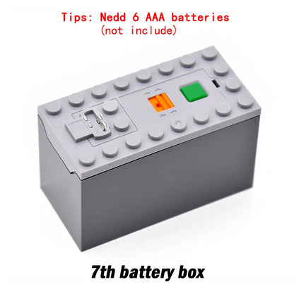 MOC High-Tech Power Functions Servo Motor Polarity Switch Light Set IR Speed Remote Control Receiver Battery Box DIY toys