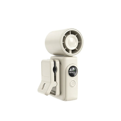 Mini Clip Fan Portable Handheld Fan Multi-angle Rotatable Umbrella Clip Fan 4 Speed USB Charging Outdoor Personal Cooling Fan