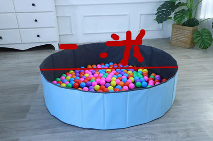 Foldable Kids Ball Pit Playpen Baby Safety Indoor Play Castle Parent-child Interactive Play Area Portable Storage for Toddlers