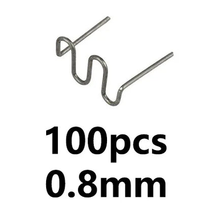 100-600Pcs Auto Plastic Repair Welding Nails Car Bumper Repair Welded Stud Precut Wave Nails Machine Welding Hot Stapler