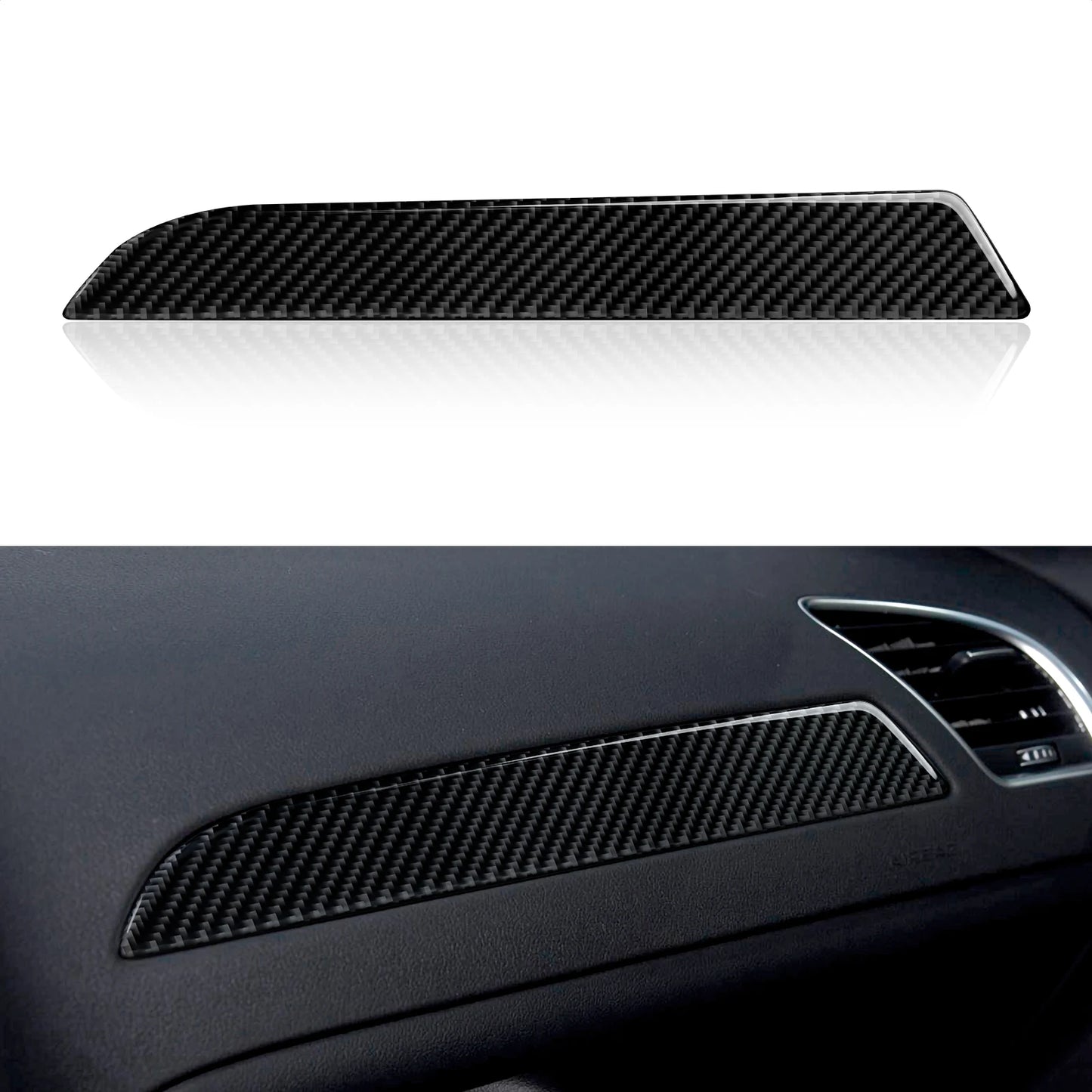 Car Center Console Gear Shift Panel Set, For Audi A4 S4 RS4 A5 S5 RS5 (2007-2016) Carbon Fiber Interior Sticker Trim Accessories