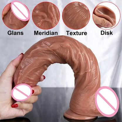 Huge Thick Realistic Dildo Big Dildos Penetration Anal Plug Vagina Masturbation Fake Dick Sexy Adult Sex Toys for Women Sexuales