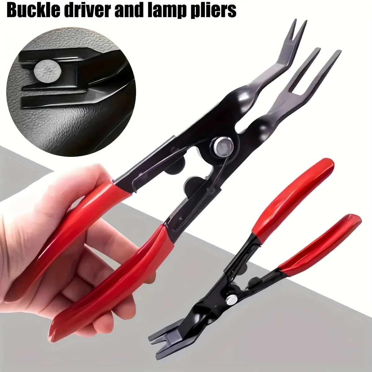 Car Trim Clip Removal Tool, Auto Pliers Fastener Remover Panel Door Dashboard Plastic Rivet  Pry Bar Tool Repair Clamp Buckle
