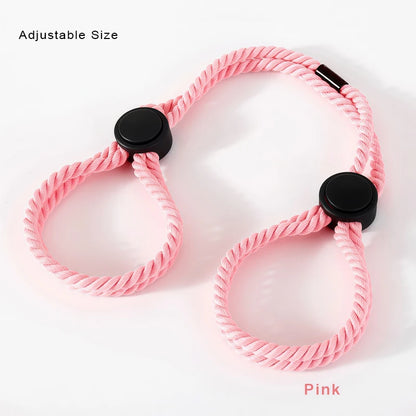 Bondage Women Bdsm Set Cotton Rope Handcuffs Erotic Restraints Rope Double-Layer Hand Clapper Blindfold Sex Toys For Couples Kit