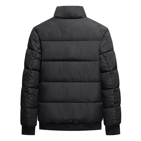 8XL Stand Collar Cotton Parkas Men Autumn Winter Thick Padding Baseball Collar Parkas Men Korean Fashion Outerwear Down Coat Man
