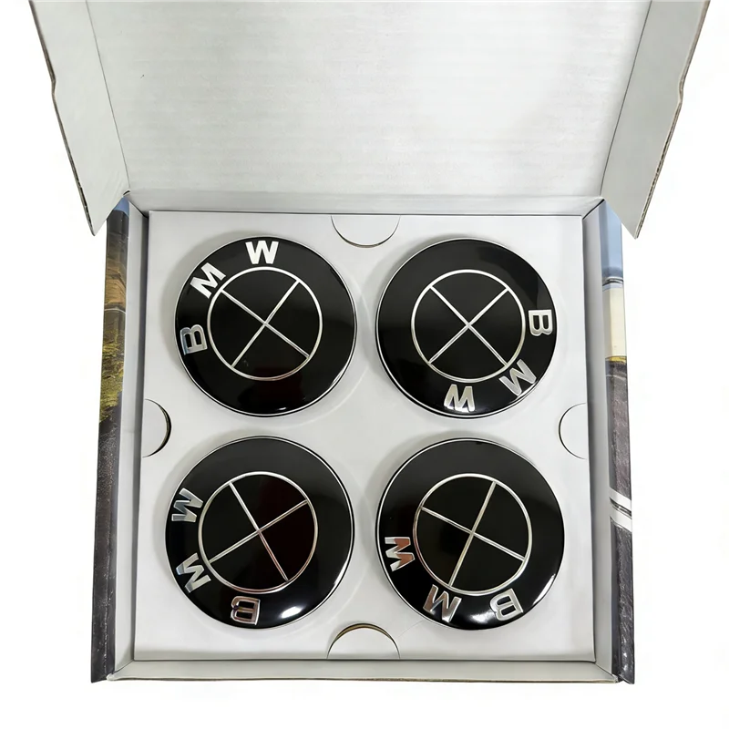 AAA 4pc 56/68mm 50th Anniversary Floating Wheel Center Caps For BMW G11 G12 G30 G31 G32 G08 G05 F46 F49 F39 F90 Auto Accessories