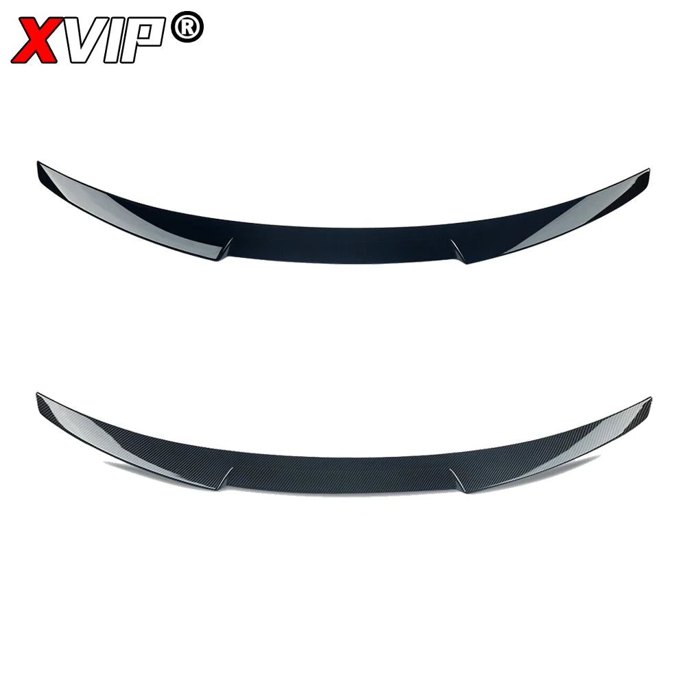 XVIP Car M4 Style Roof Spoiler Glossy Black Wings For BMW 3 Series G20 G28 2019-2022 330i 330e Sedan ABS Ducktail Trunk Spoilers