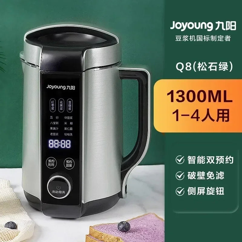 220V Joyoung Multifunctional Soy Milk Maker, New Model Automatic No-cook Residue-free Wall Breaker Blender FA