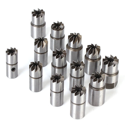 Car Diesel Injector Seat Cutter Set Oil Nozzle Reamer Carbon Remover Clean Kit Auto Repair Tool Automotive Accessories Universal
