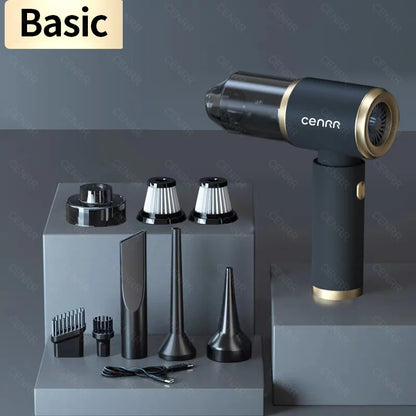 CENRR Car Vacuum Cleaner Strong Suction Powerful Handheld Wireless Vacuum Cleaner Mini Blower Car Cleaning Kit Home Appliance