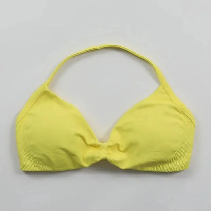 Impact Strappy Bra Gym Top Backless Yoga Bra Removable Cups Women Workout Clothing Seamless Bras Scrunch Workout Yoga Tank