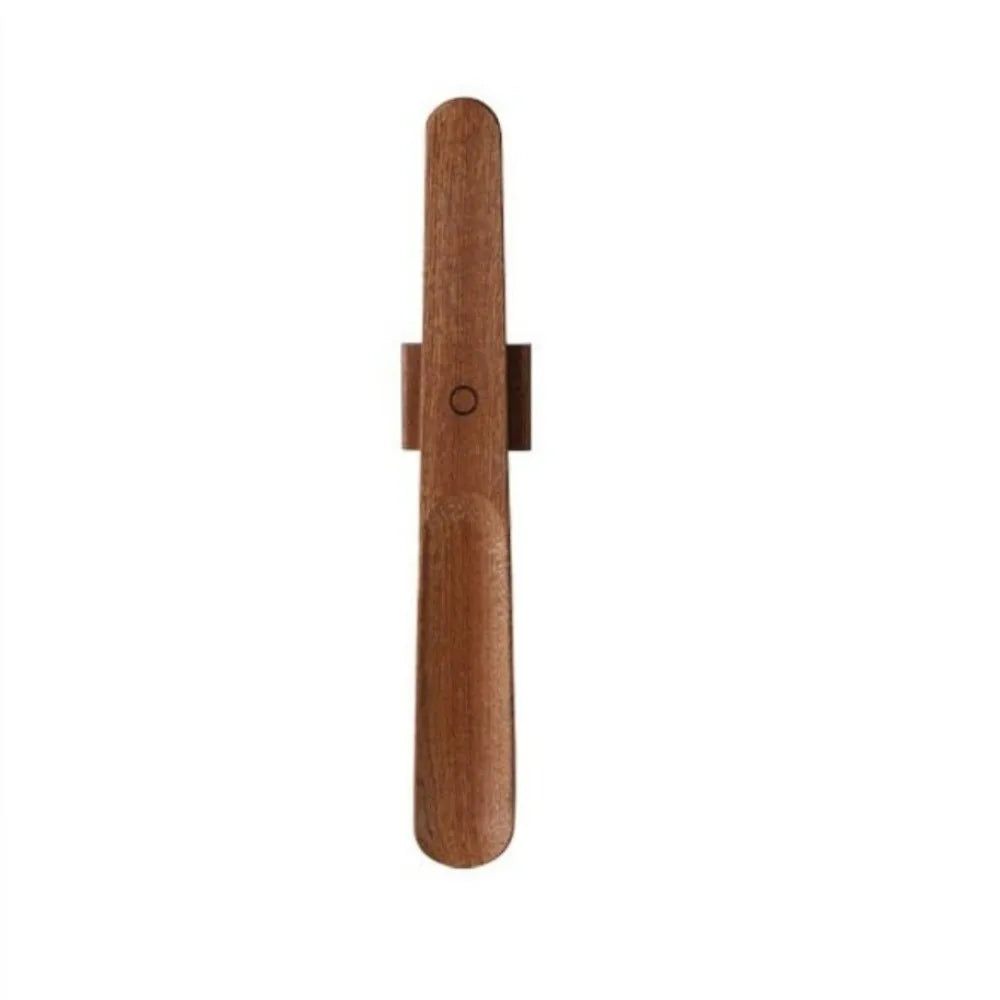 Useful 30/55cm Magnetic Shoehorn Wooden Handle No-Bend Shoe Puller Flexible Long shoe Lifter for Elderly, Pregnant Women