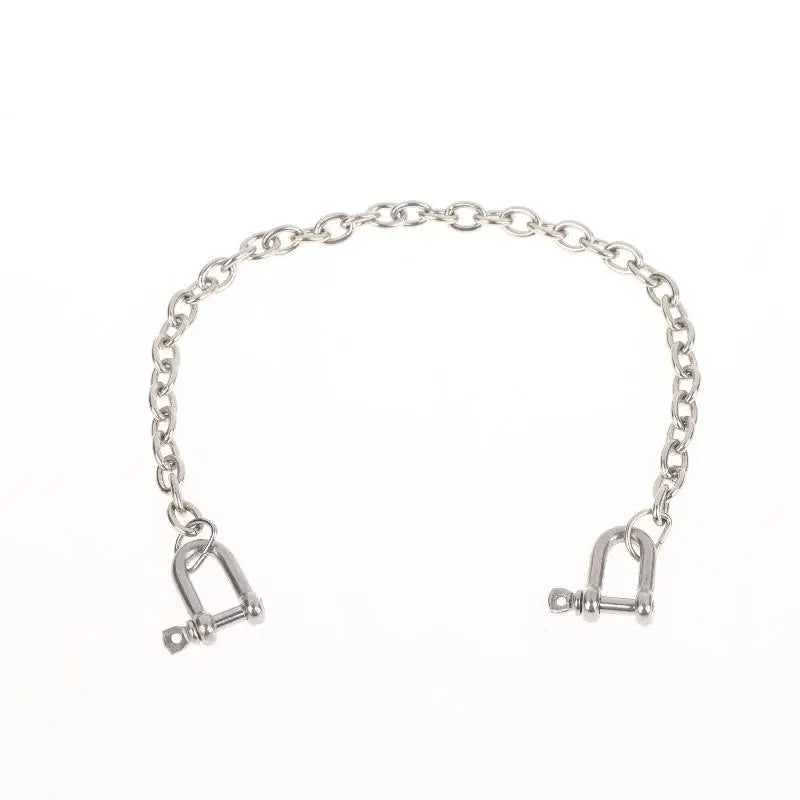DIY Metal Tool Lock Elliptical Metal Ring Chain Bdsm Home Men's And Women's Slave Restraint Tool Parts Accessories Sex Products