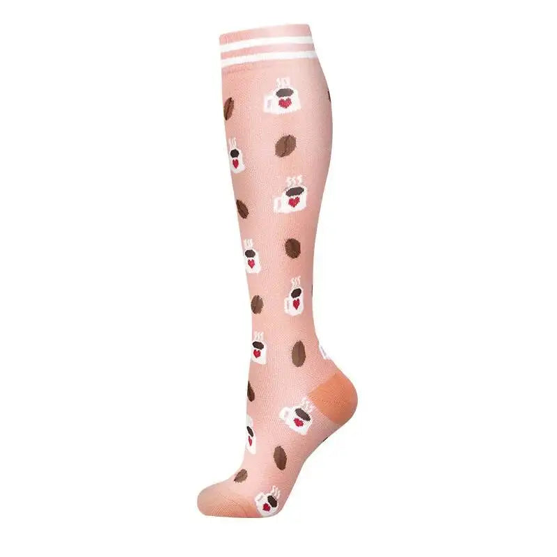New Compression Socks Varicose Vein Nurse Sports Running Calf Pressure Stockings Protect Bare Feet Support Gradient Pressure