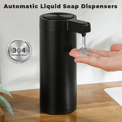 270ml Kitchen Soap Dispenser Automatic Sensor Hand Sanitizer Machine Intelligent Electric Body Wash Soap Dispenser 304 Stainl