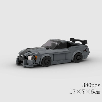 Classical Car Speed MOC SUV Racing Police Model Building Bricks Roadster Vehicle City Super Race Blocks Technical Christmas gift
