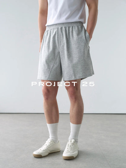 PROJECT 25 Men's 5-Point Shorts Lyocell SORONA Blend Cool Antibacterial Breathable Elastic Waist Sports Casual Summer New