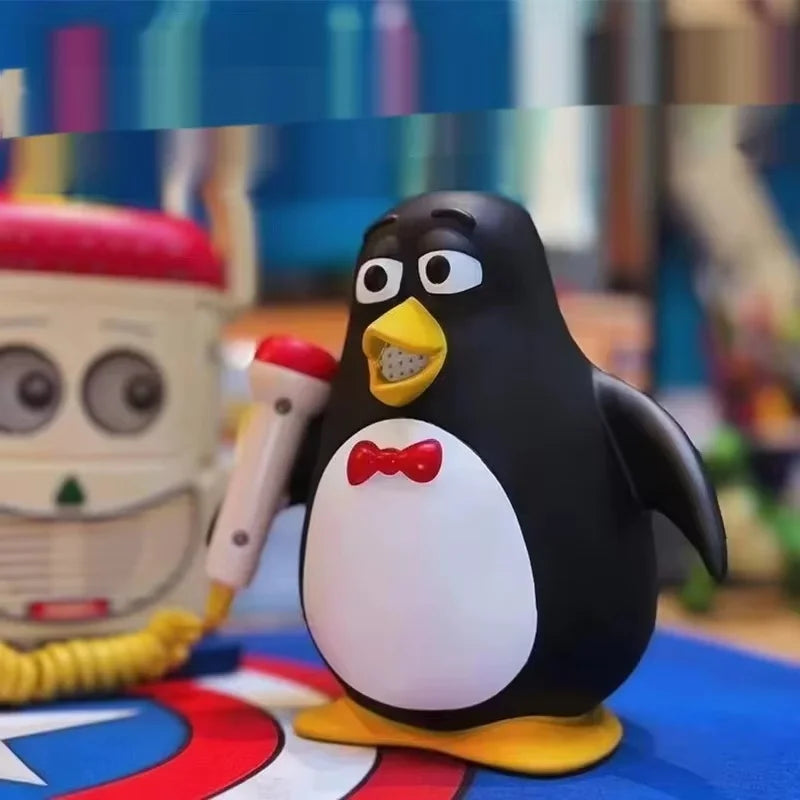 D-KOp Handmade Artist Customized Product Pixar Toy Story Wheezy Rubber Model Toy Squeeze It And It Will Make A Sound