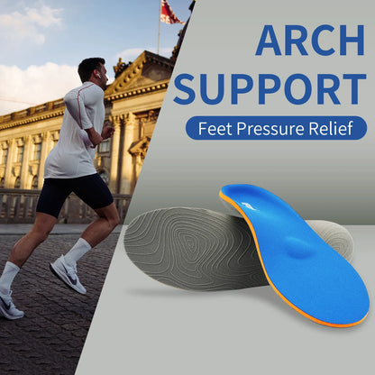 Plantar Fasciitis Insole Running Flat Feet Arch Support Orthopedic Insoles, Women Heel Pain Men Orthotic Insoles Shoe Inserts