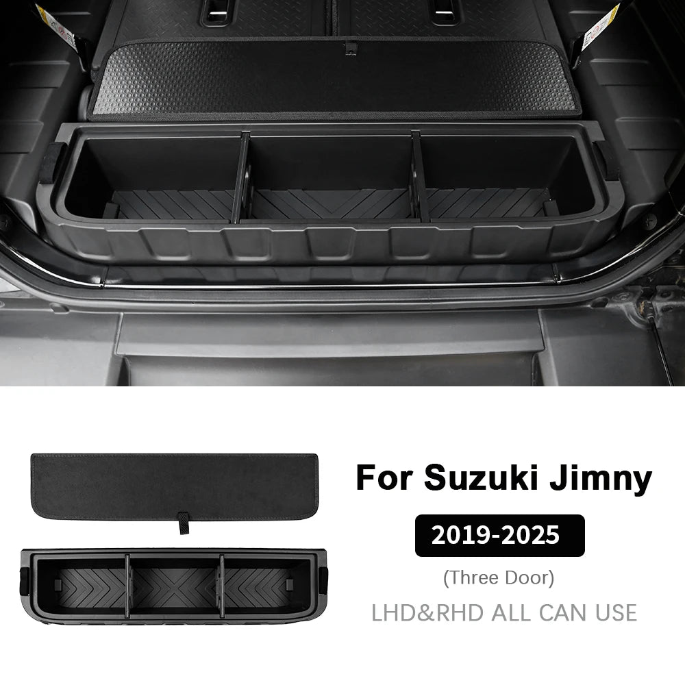 For Suzuki Jimny 3 Door 2019 2025 Trunk Storage Box Organizer Universal Left Right Accessories