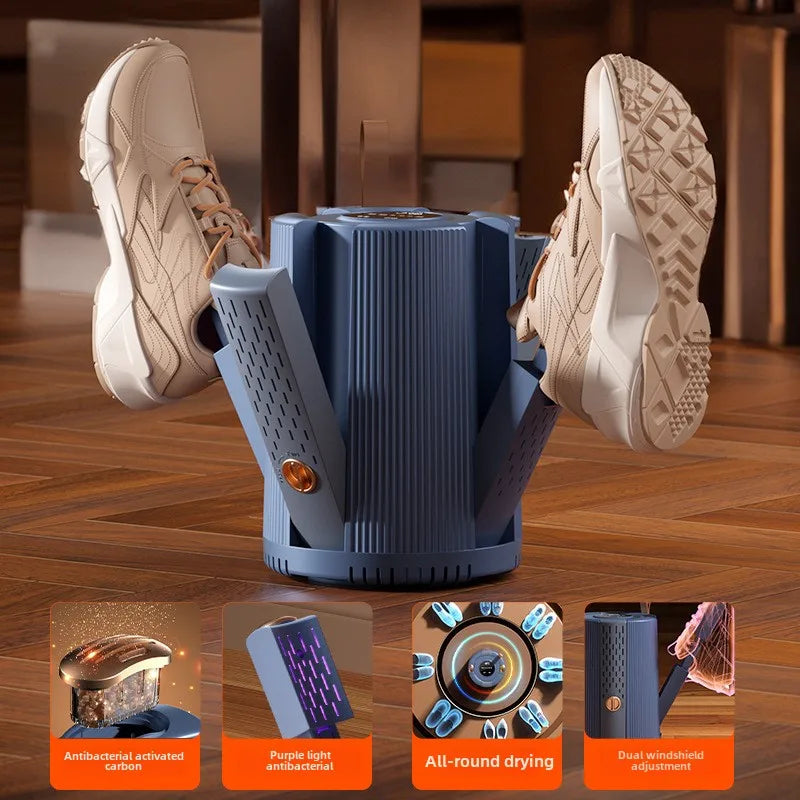 Multifunction shoe drying machine Shoe Dryer with Intelligent Timer Effectively Eliminates Odors Household 4 brackets shoe dryer
