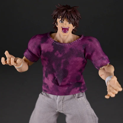 Baki Hanma Action Figure Muscular Body With 3 Extra Heads Pvc Anime Fighting Doll Collectible Desktop Model Toy Fan Gift