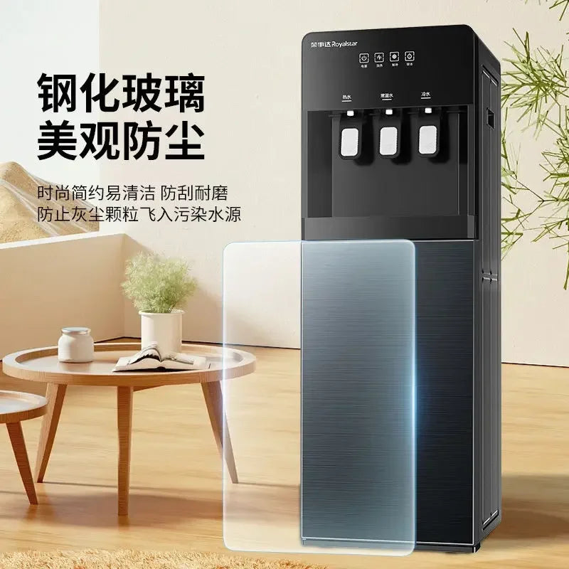 Household water dispenser vertical double door cooling and heating office tea water boiler energy-saving bottled water