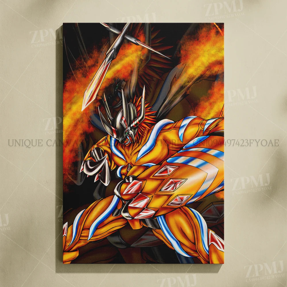 Japanese Anime Canvas Wall Art Digimon Digital Monsters Home Decorative HD Print Poster Painting Modern No Frame For Living Room