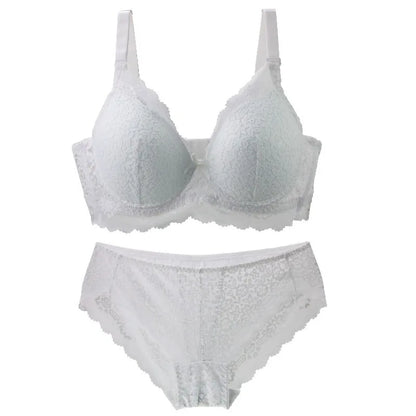 2024 New Black White Grey Red Blue Beige Bra Sets 34/75 36/80 38/85 40/90 42/95 44/100 BCDE Underwear For Women Lingerie